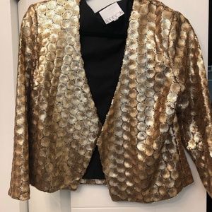 Addison Gold Sequin Blazer